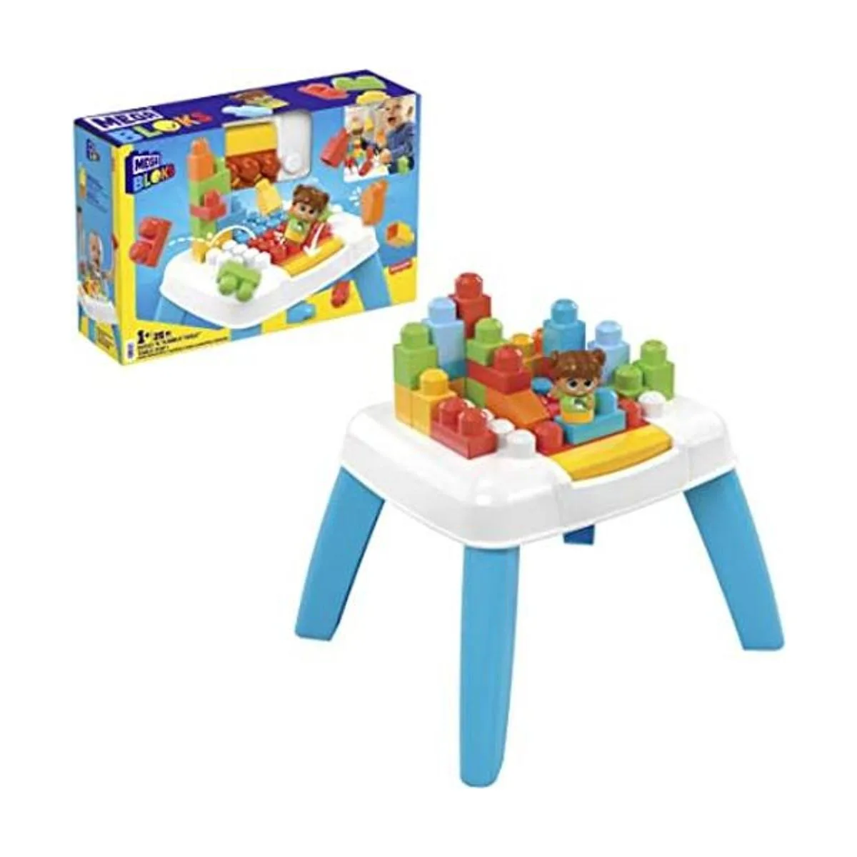 MEGA BLOKS Build n Tumble Juego de construcción de mesa_1