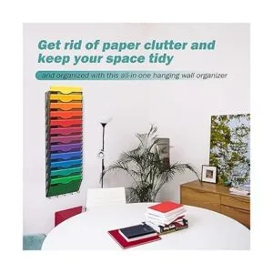 Organizador de archivos de malla metálica para colgar en_7