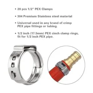 TT Flex Accesorios PEX de latón todo en uno con 12 piezas_4