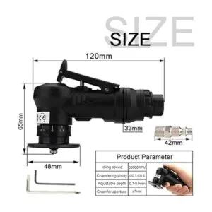 Herramienta de biselado neumática portátil para_2