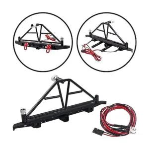 Vgoohobby Parachoques delantero y trasero de aluminio con_4