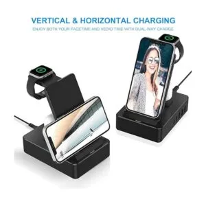 Estación de carga 8 en 1 estación de carga inalámbrica de_5