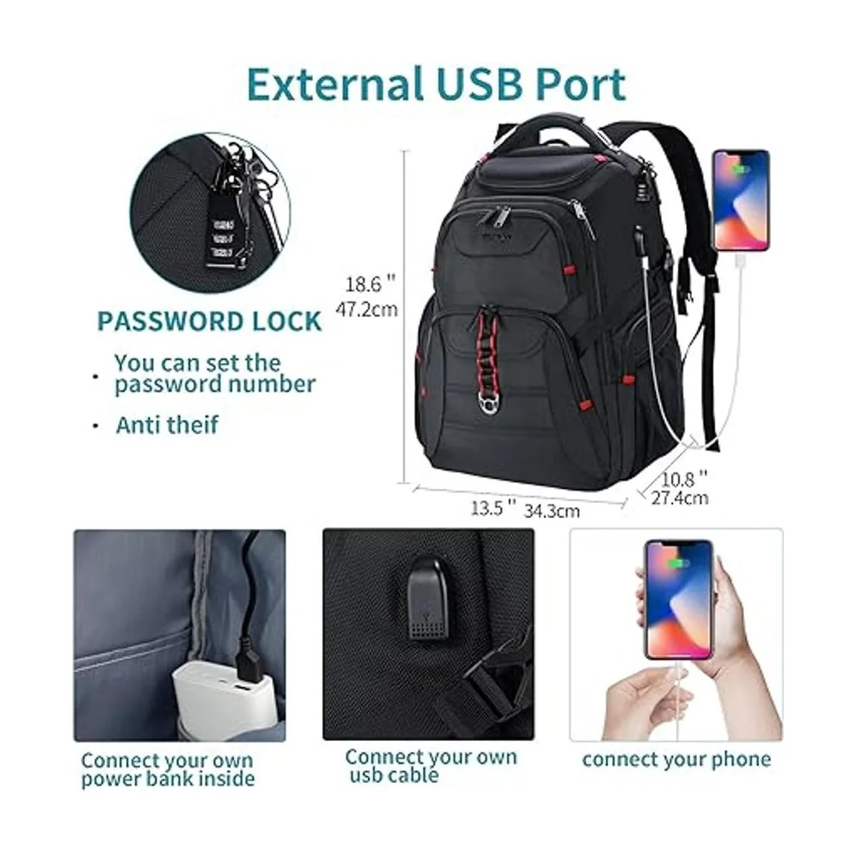 EMPSIGN Mochila de viaje para laptop de 17.3 pulgadas_2