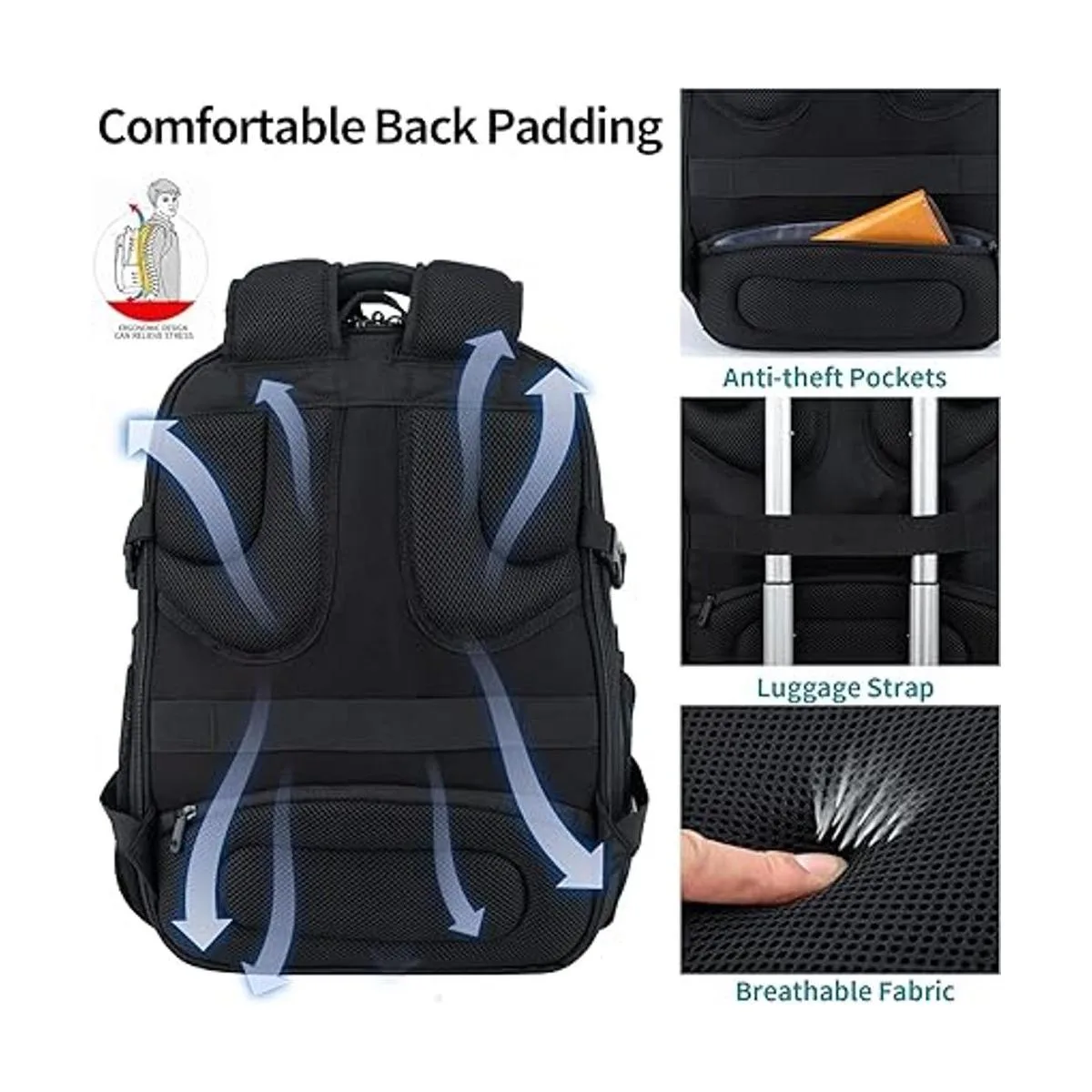 EMPSIGN Mochila de viaje para laptop de 17.3 pulgadas_4