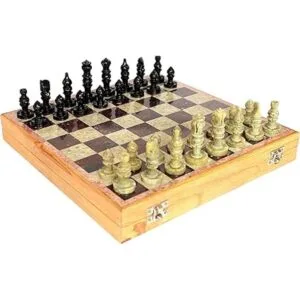 StonKraft Tabla de ajedrez de 10.0 x 10.0 in con base de_2