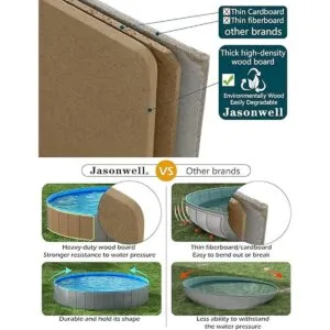 Jasonwell Piscina plegable para perros y mascotas piscina_5