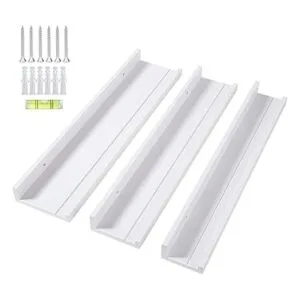 Estantería blanca para niños estantes flotantes de pared_3