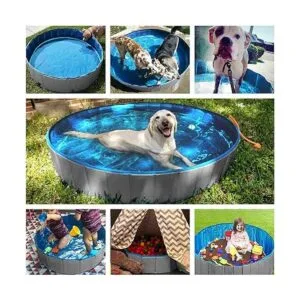 Jasonwell Piscina plegable para perros y mascotas piscina_7