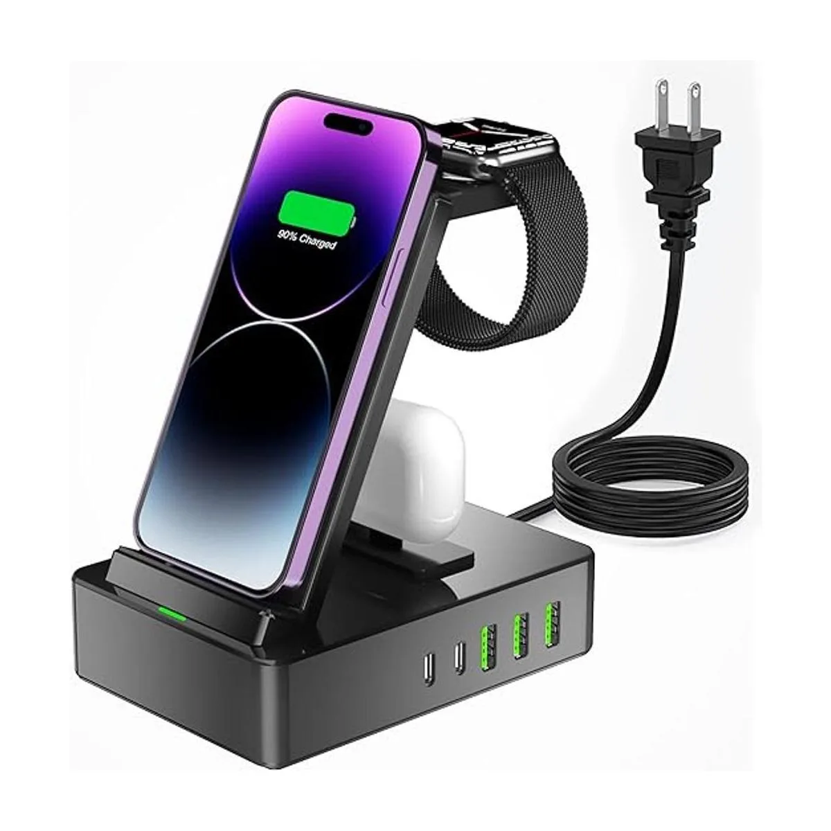 Estación de carga 8 en 1 estación de carga inalámbrica de_1