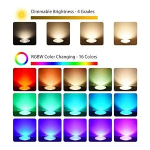 Bombilla LED multicolor Par38 para exteriores_3