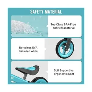 BOBIKE Juguetes de bicicleta de equilibrio para niños de 1_6