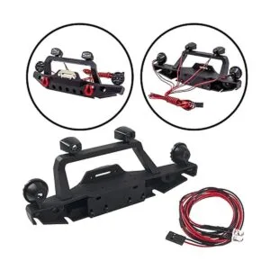 Vgoohobby Parachoques delantero y trasero de aluminio con_3