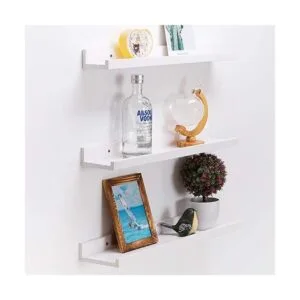 Estantería blanca para niños estantes flotantes de pared_6