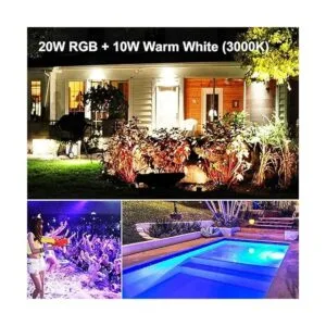 Bombilla LED multicolor Par38 para exteriores_2