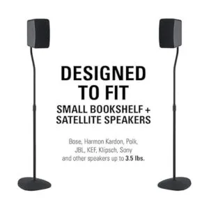 SANUS Soporte de altavoz de altura ajustable se extiende_2