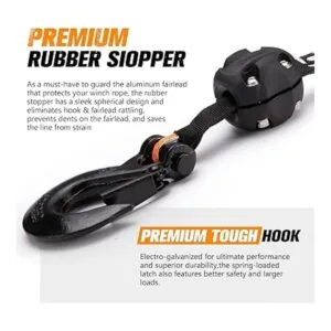 BUNKER INDUST Kit de cuerda sintética de cabrestante de_2