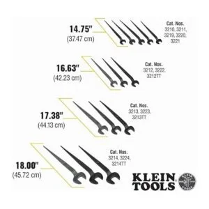 Klein Tools Llave Spud 3212 perno de 34 pulgadas para_3