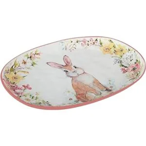 Certified International Plato ovalado para jardín de_2