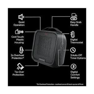 Honeywell UberHeat Plus Calentador de cerámica para_4