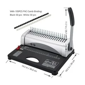 MYFULLY Máquina de encuadernación de peines 21 agujeros_2