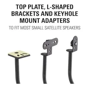 SANUS Soporte de altavoz de altura ajustable se extiende_3