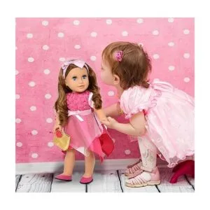 Muñeca de niña de 18 pulgadas muñeca de moda con cabello_5