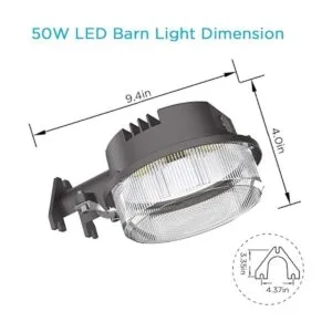 Luz LED de granero de 50 W de atardecer a amanecer_2