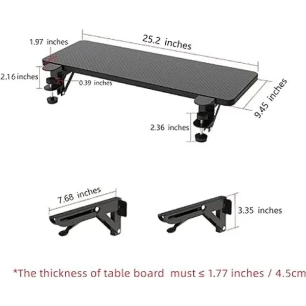 Siiboat Extensor de escritorio para computadora soporte_2