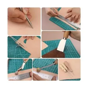 Herramientas de trabajo de cuero kits de artesanía de_6