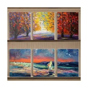 Paquete de 72 lienzos para pintar de 8 x 10 pulgadas_7