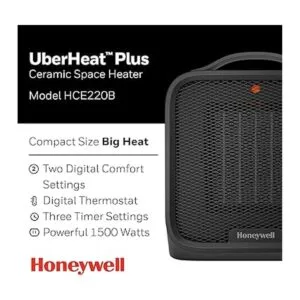 Honeywell UberHeat Plus Calentador de cerámica para_2