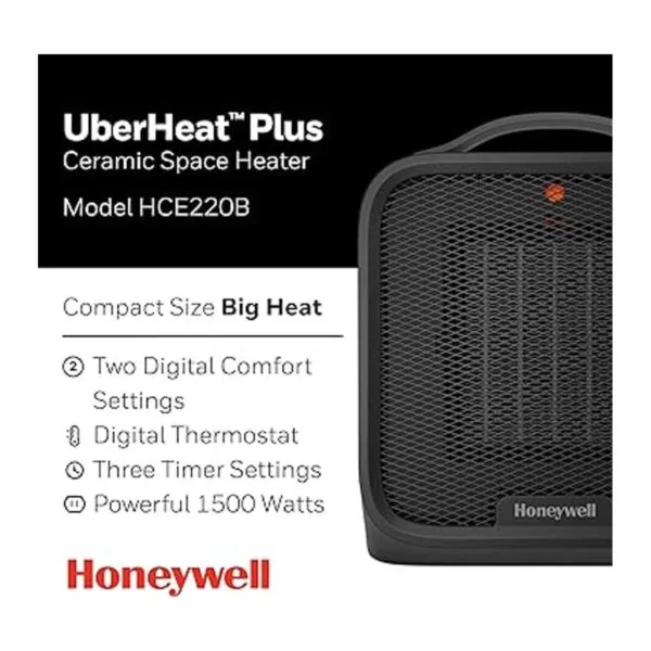 Honeywell UberHeat Plus Calentador de cerámica para_2