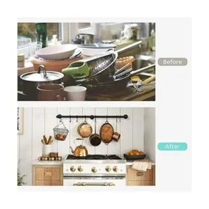 ROTHLEY Colgador para macetas colgante estante de acero_6