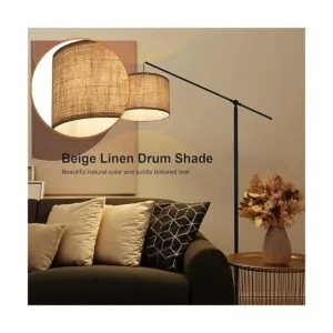 Suraielec Lámpara de pie de arco lámpara de pie voladizo_2