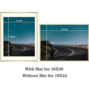 Frametory Marco de aluminio de 18 x 24 pulgadas para_3