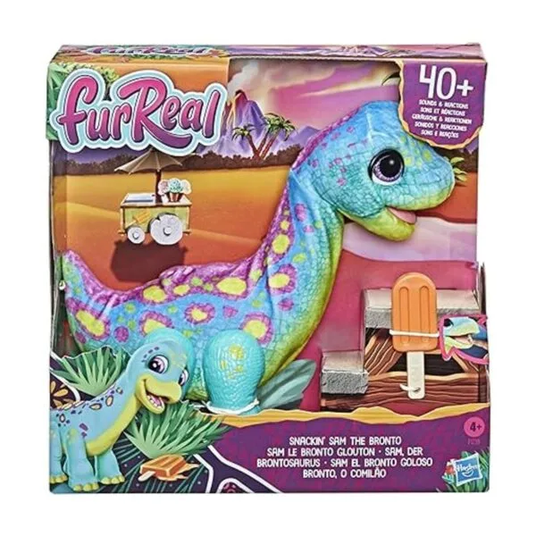 FurReal Snackin Sam The Bronto Juguete animatrónico_2