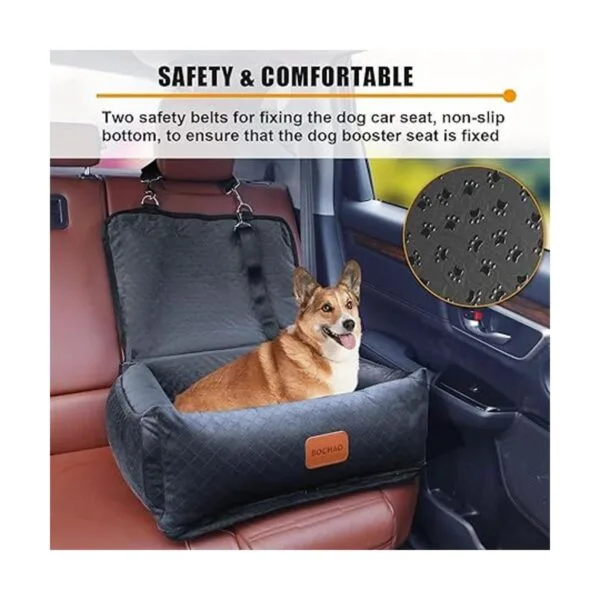 Asiento elevador de coche para perros medianos y pequeños_6