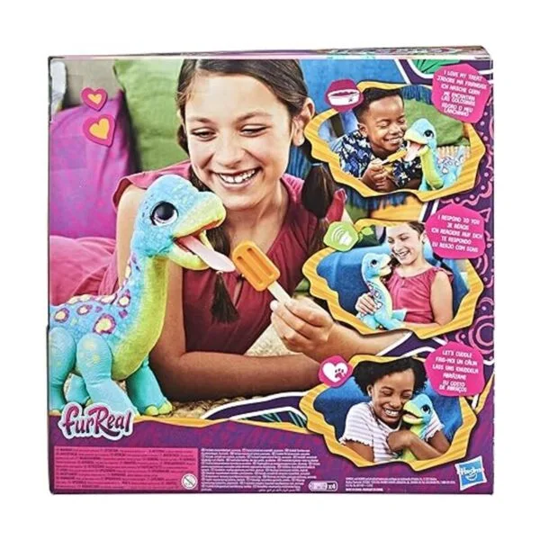 FurReal Snackin Sam The Bronto Juguete animatrónico_3