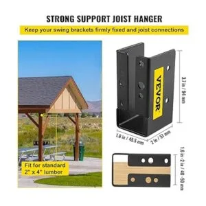 VEVOR Percha oculta 2 x 4 pulgadas reborde oculto_3