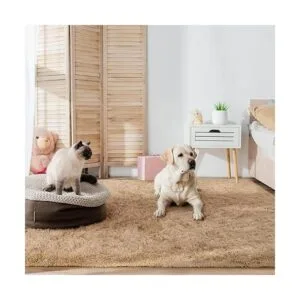 HOMORE Alfombra mullida de lujo para dormitorio sala de_2