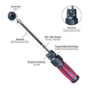 Performance Tool M195 llave dinamométrica de estilo haz de_2