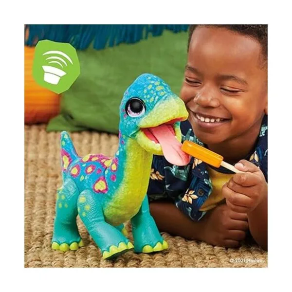 FurReal Snackin Sam The Bronto Juguete animatrónico_5