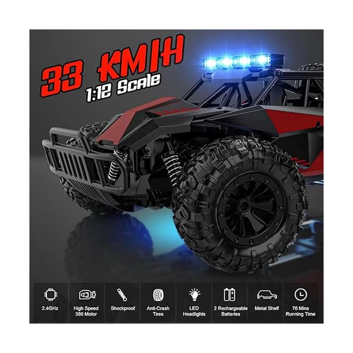 BLUEJAY Coche de control remoto 2.4 GHz de alta_2