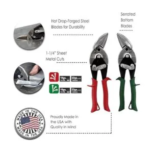 MIDWEST Juego de cortes de aviación Tijeras de corte de_2