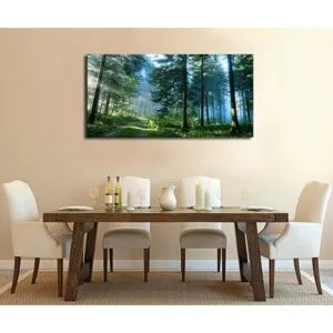 ArteWOODS Lienzo decorativo de pared con diseño de bosque_3