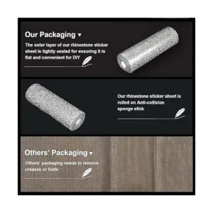 Locacrystal Adhesivo de resina brillante con diamantes de_2