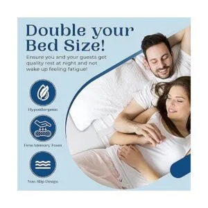 FeelAtHome Puente de cama prémium de 12 pulgadas Kit_5