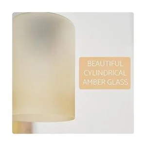 Kira Home Villa Persianas de vidrio ámbar de 5.5_3