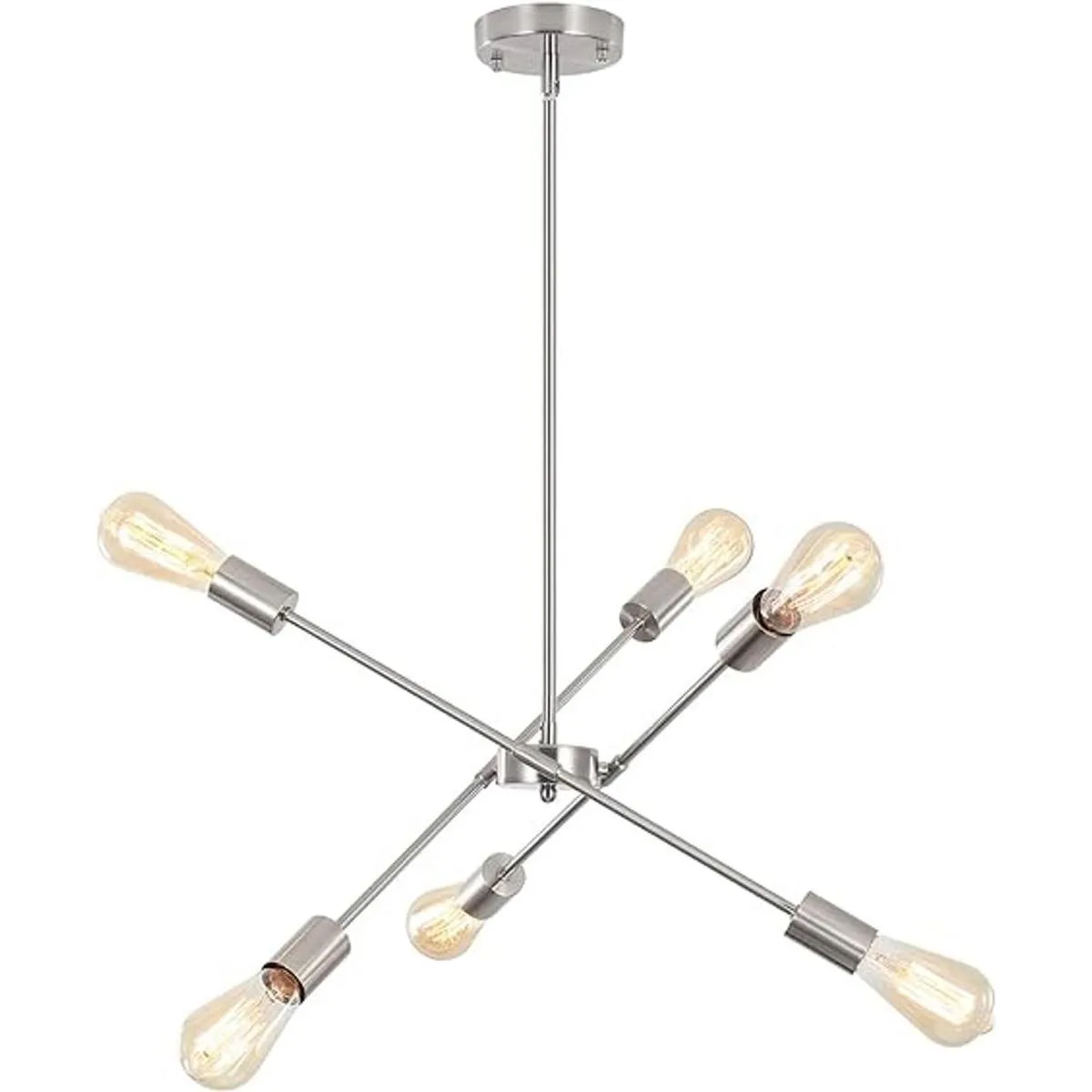 Sputnik Lámparas de araña para isla de cocina níquel_1