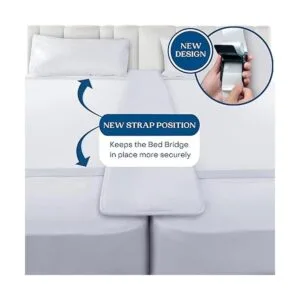 FeelAtHome Puente de cama prémium de 12 pulgadas Kit_3